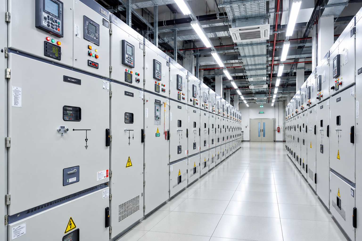 Electrical switchgear panel