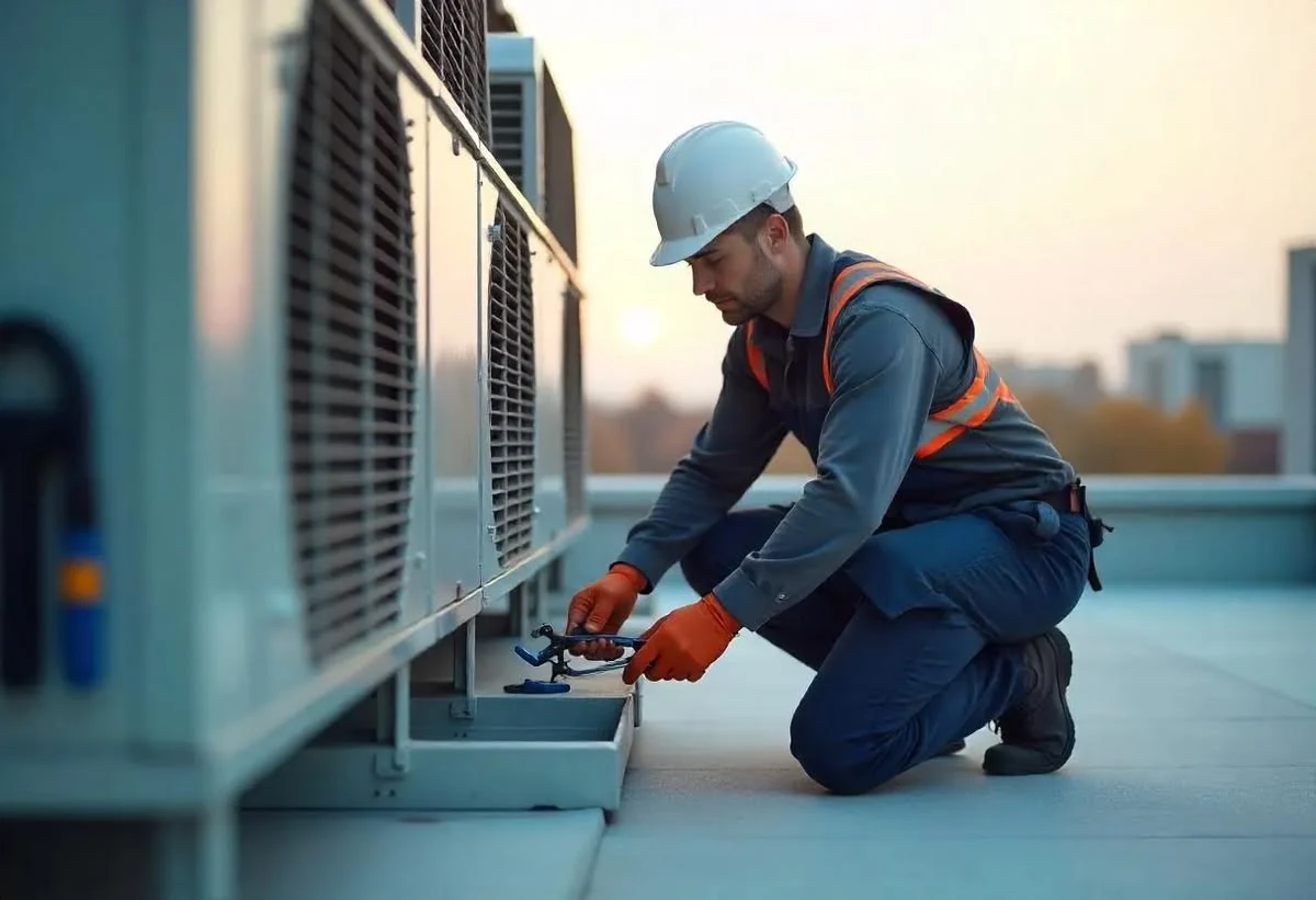 HVAC maintenance works
