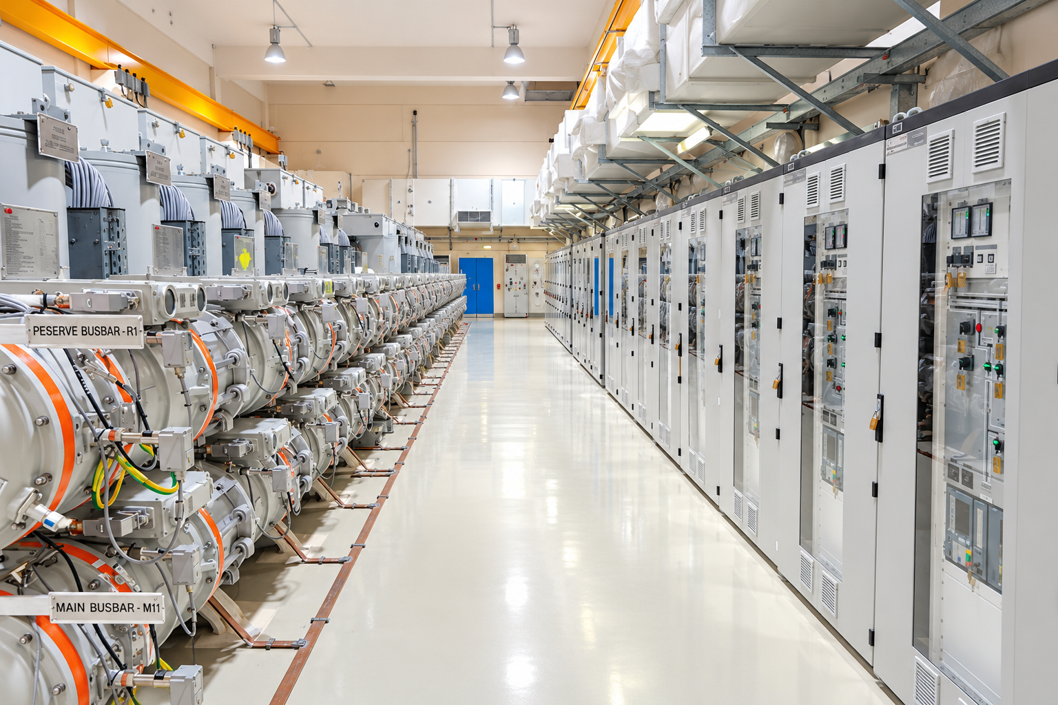 Substation switchgear room